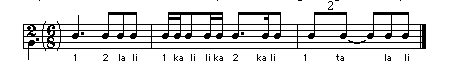 Meter and Time Signature Music Theory Notes Example 4